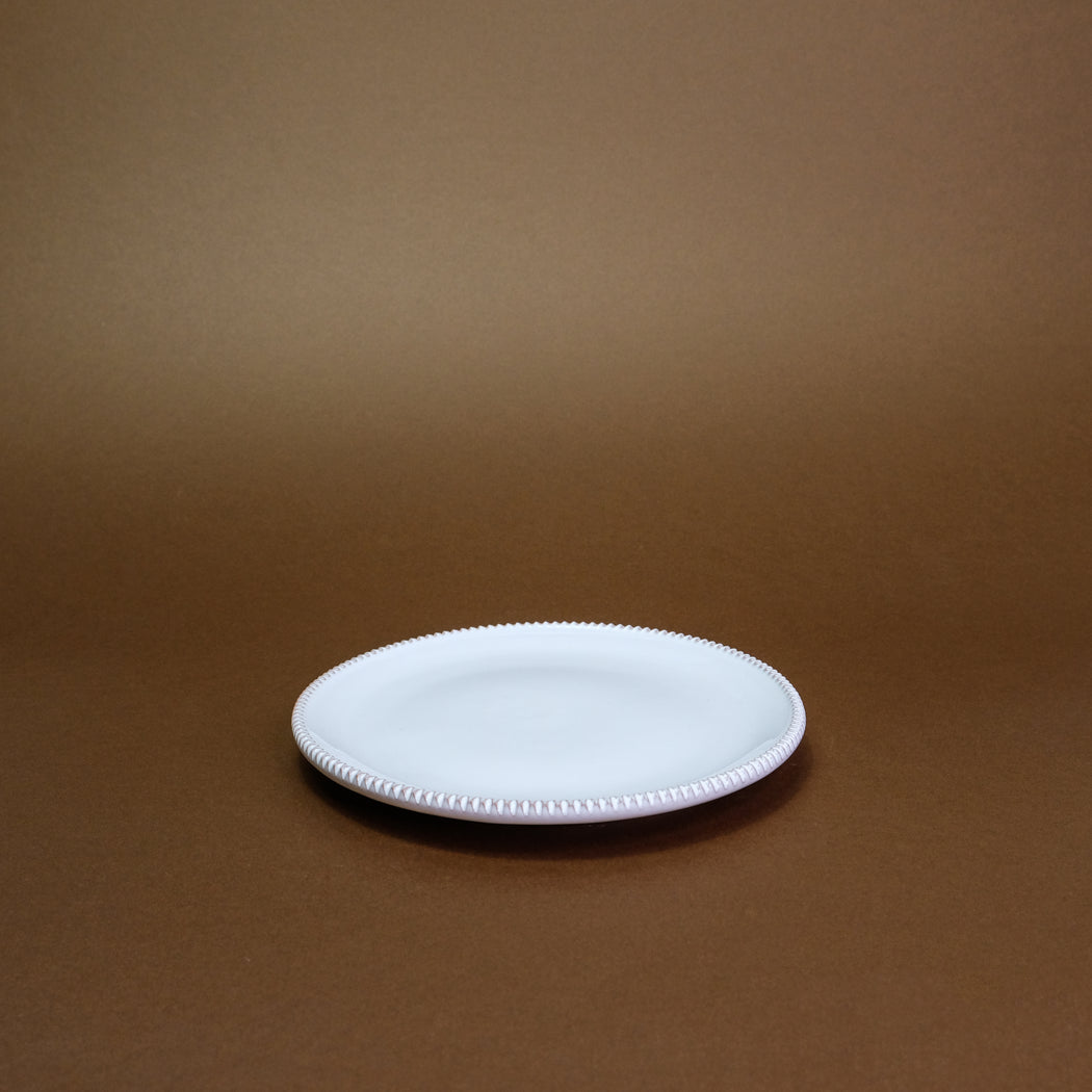 Piatto da frutta in ceramica salentina - nuvola