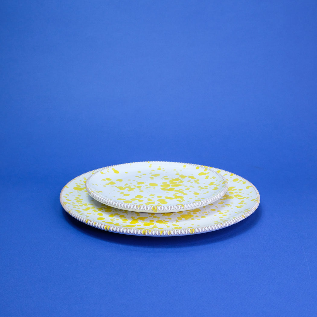 Fruit plate in Salento ceramic - lemon